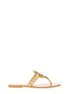 Tory Burch Studded Miller Leather Flat Sandals
