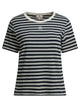 Ines De La Fressange Blue Cotton T-Shirt