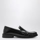 Vinny's Black Leather Micahel Moccasins