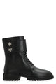 Tory Burch Turnlock Ankle Boots In Leather