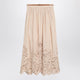 Zimmermann Wylie Cream Colored Midi Skirt