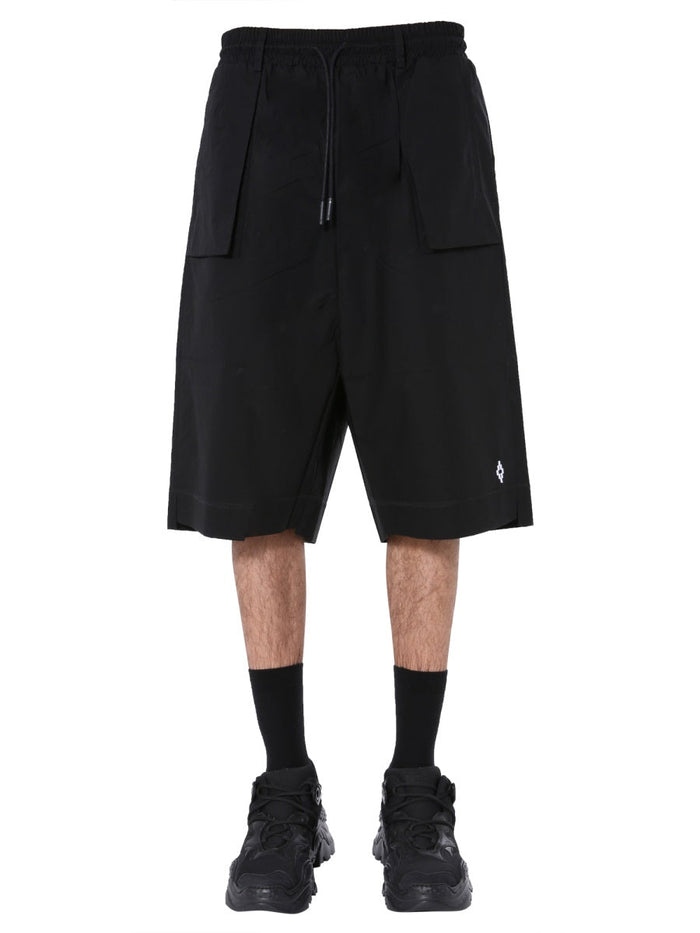 Marcelo Burlon County Of Milan Bermuda With Logo
