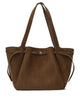 Tory Burch Brown Suede Shoulder Bag