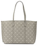 Tory Burch Grey Cotton Blend Shoulder Bag