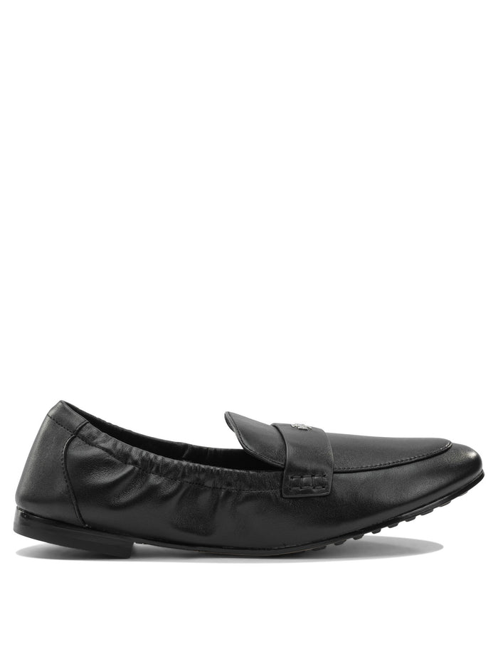 Tory Burch Black Leather Loafers