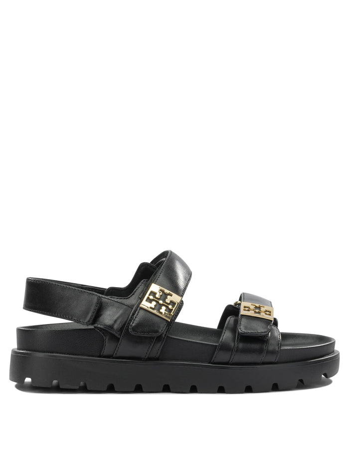 Tory Burch Black Bovine Leather Sandals