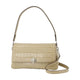 Tory Burch Charlie Small Shoulder Bag - - Leather - Beige