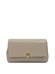 Tory Burch Grey Cow Leather Polyester Crossbody Bag