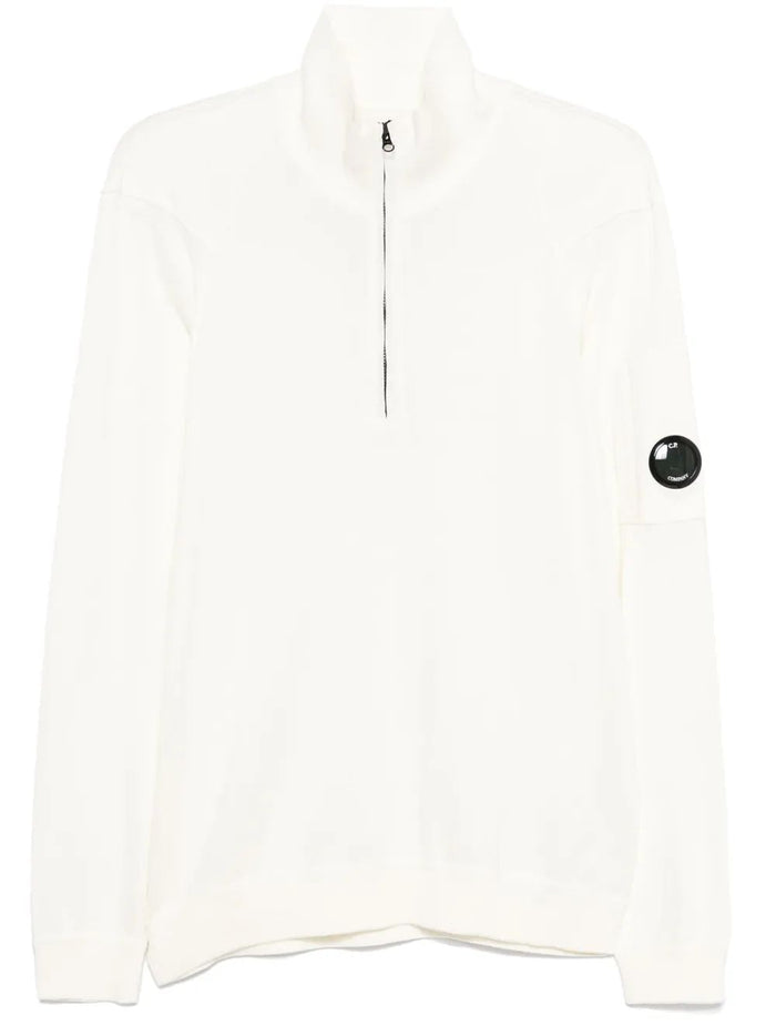 C.p.company Sea Islandhalf Zip Lens Knit