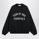 Fear Of God Essentials Black Cotton Fleece Sweatshirt With Logo Embroidery