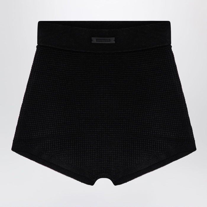 Fear Of God Essentials Black Honeycomb Shorts