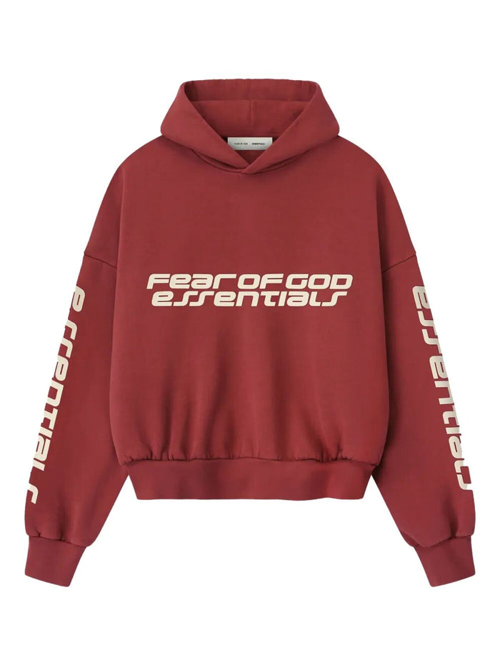 Fear Of God Essentials "Cropped Relaxed" Hoodie