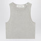 Fear Of God Essentials Ribbed Greige Cropped Top
