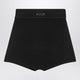 Fear Of God Essentials Black Culotte In Stretch Waffle Fabric