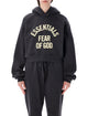 Fear Of God Essentials Campus '90 Cropped Hoodie