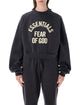 Fear Of God Essentials Campus '90 Cropped Crewneck
