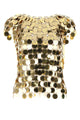 Paco Rabanne Gold Sequins Top