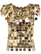 Paco Rabanne Top Short Sleeve Sweater