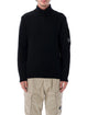 C.p.company C.p. Company Black Wool Zip Sweater