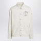 Moncler Genius White Satsuma Shacket In Canvas And Nylon