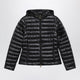 Moncler Igelhood Down Jacket In Black Longue Saison