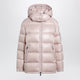 Moncler Pink Maire Down Jacket In Nylon Laqué
