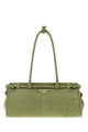 Prada Green Nabuk Prada Bonnie Shoulder Bag