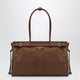 Prada Bonnie Large Brown Suede Bag