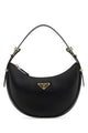 Prada Black Leather Arqu㨠Handbag