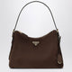 Prada Dark Brown Suede Bag