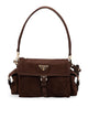 Prada Explore Medium Suede Bag