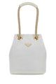 Prada White Re-Nylon Prada Mariner Bucket Bag