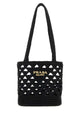 Prada Black Straw Handbag