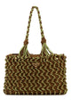 Prada Two-Tone Mesh Shopping Bag