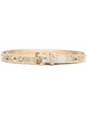 Prada Crystal Leather Buckle Belt