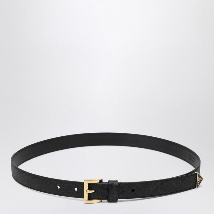 Prada Black Leather Belt