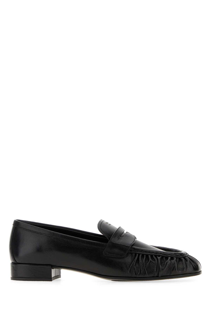 Prada Leather Penny Loafers