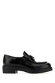 Prada Prada Chocolate Brushed Leather Loafers