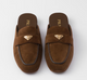 Prada Brown Calf Leather Flat Shoes