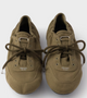 Prada Olive Green Cotton Flat Shoes