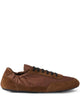 Prada Collapse Re-Nylon And Suede Sneakers