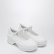 Prada White Mesh Ballerina