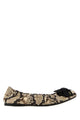 Prada Printed Leather Ballerinas