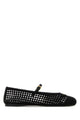 Prada Crochet Ballerinas In Cotton