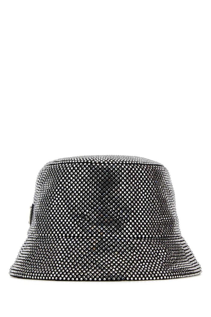 Prada Embellished Fabric Bucket Hat