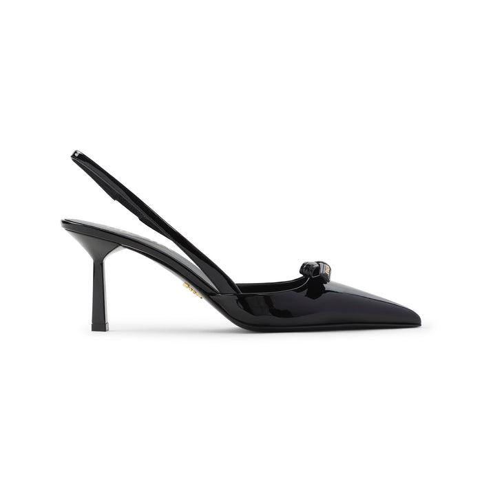Prada Black Calf Leather Pumps