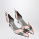 Prada Patent Leather Pumps In Orchid/Steel