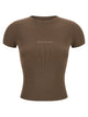 Alexander Wang Ribbed T-Shirt With Logo