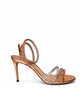 Casadei Rose Gold Multicolor Leather Pumps