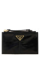 Prada Leather Card Holder With Zipper